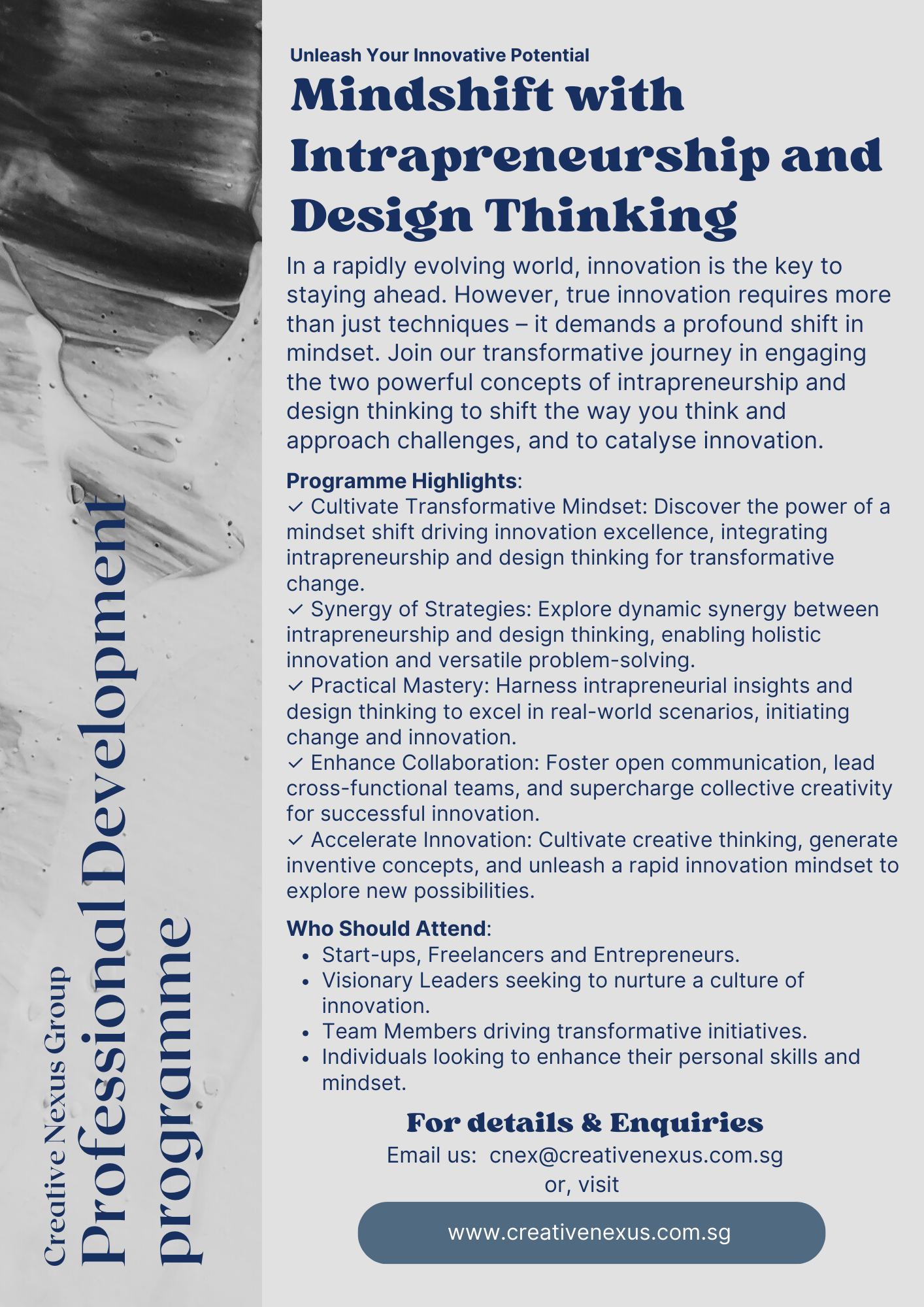 Mindshift with Intrapreneurship and Design Thinking